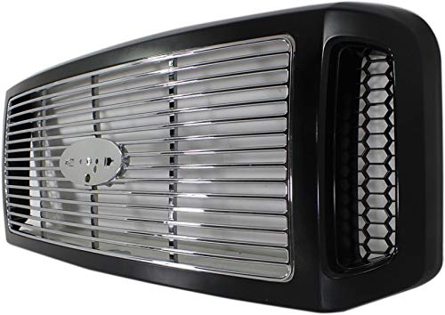 Evan Fischer Grille Assembly Compatible with 2005-2007 Ford F-250 Super Duty, 2005-2007 F-350 Super Duty, 2005 Excursion & 2005-2007 F-450 Super Duty - FO1200458