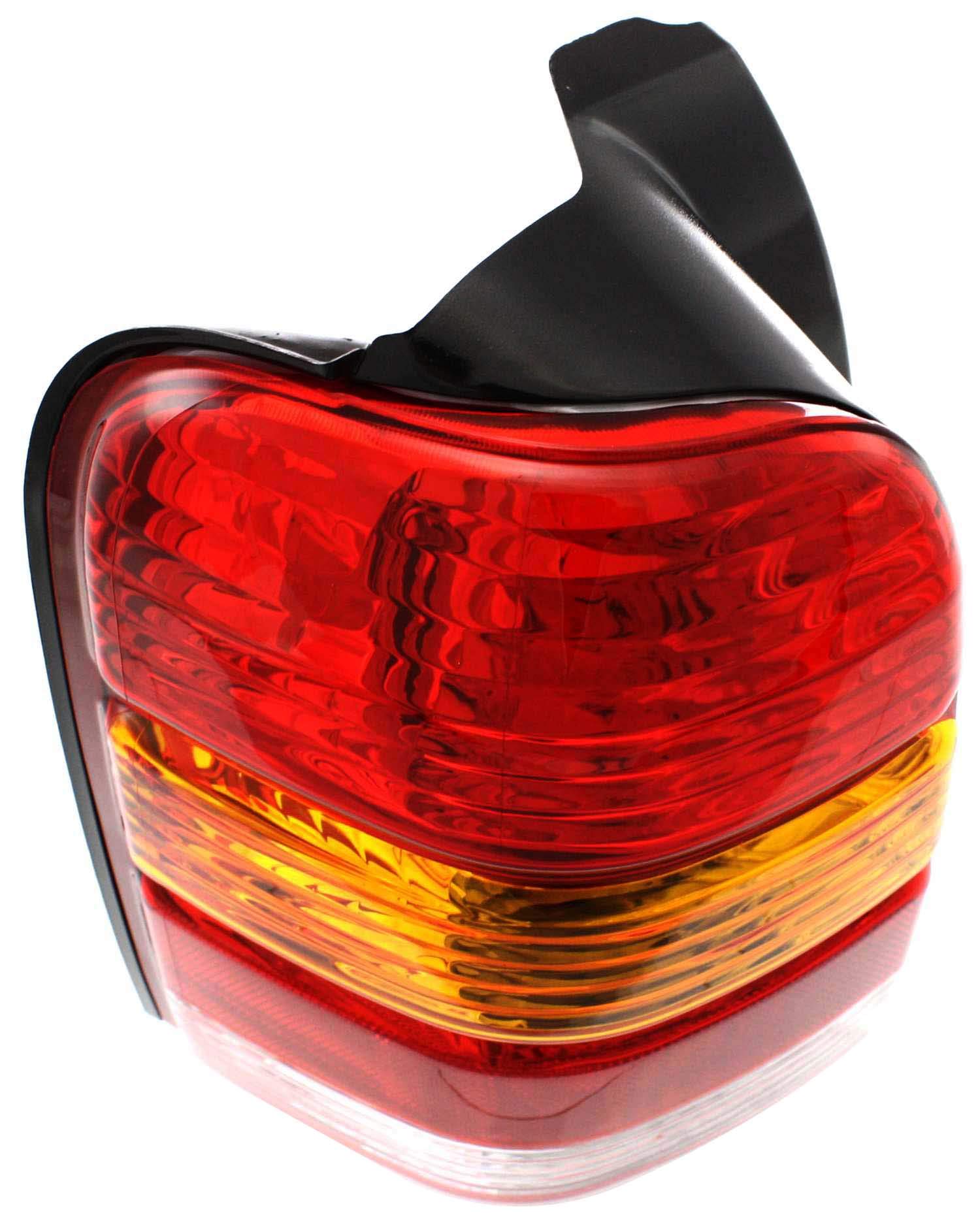 Evan Fischer Driver Side Tail Light Lens and Housing Compatible with 2001-2007 Ford Escape