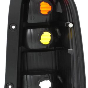 Evan Fischer Driver Side Tail Light Lens and Housing Compatible with 2001-2007 Ford Escape