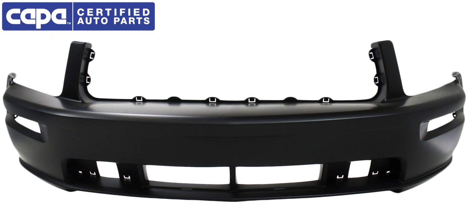 Evan Fischer Front Bumper Cover Compatible with 2005-2009 Ford Mustang Primed CAPA Certified - FO1000575C