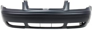 evan fischer front bumper cover compatible with 1999-2005 volkswagen jetta primed with built-in molding sedan/wagon 4th gen