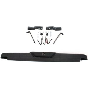 Evan Fischer Step Bumper Compatible with 1993-2011 Ford Ranger Assembly Powdercoated Black Steel Hitch Style Fleetside