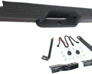 Evan Fischer Step Bumper Compatible with 1993-2011 Ford Ranger Assembly Powdercoated Black Steel Hitch Style Fleetside