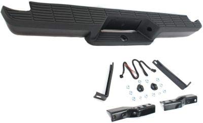 Evan Fischer Step Bumper Compatible with 1993-2011 Ford Ranger Assembly Powdercoated Black Steel Hitch Style Fleetside