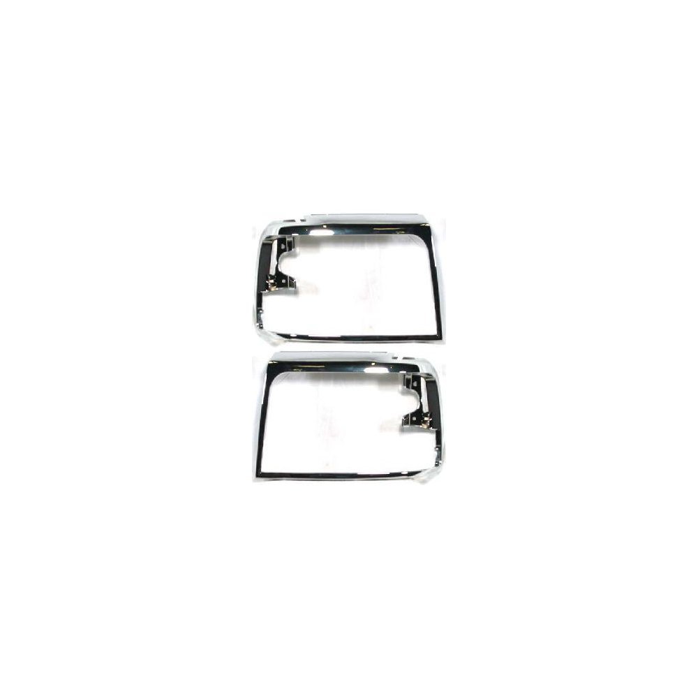 Evan Fischer Headlight Door Set Compatible with 1992-1997 Ford F-150, F-250, F-350, Fits 1992-1997 F-Super Duty, Fits F-53 Motorhome Chassis, Fits F-59 Commercial Stripped Chassis,