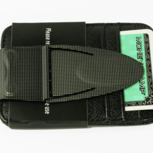 Geneva Black Mesh Money Clamp with Wallet