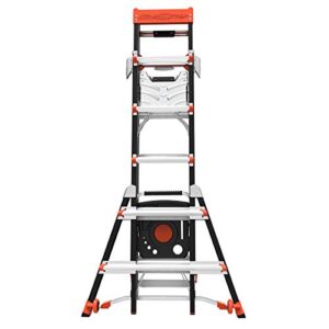 Little Giant Ladders, Select Step, 6 to 10 ft, Adjustable Step Ladder, Fiberglass, Type IAA, 375 lbs weight rating, (15131-001)