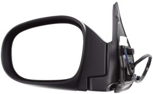 kool vue left power heated door mirror compatible with nissan pathfinder 2000-2004 paintable build date from november 2000