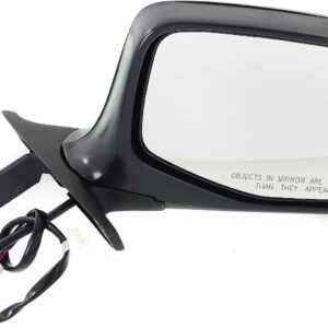 Kool-Vue Mirror Set Compatible with 1992-1996 Ford F-150, Fits 1992-1997 F-250, Fits 1992-1997 F-350, Fits 1992-1996 Bronco, Driver and Passenger Side Manual Folding, Chrome, Power Glass, Paddle Style