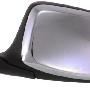 Kool-Vue Mirror Set Compatible with 1992-1996 Ford F-150, Fits 1992-1997 F-250, Fits 1992-1997 F-350, Fits 1992-1996 Bronco, Driver and Passenger Side Manual Folding, Chrome, Power Glass, Paddle Style