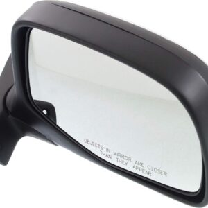 Kool Vue Left & Right Manual Door Mirrors Compatible With Ford F-150 1992-1996 Chrome Pair Standard Cab