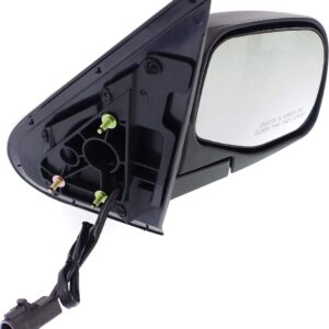 Kool Vue Left & Right Power Non-Heated Door Mirrors Compatible With Ford Explorer 1995-2001 With Puddle Lamp Textured Pair