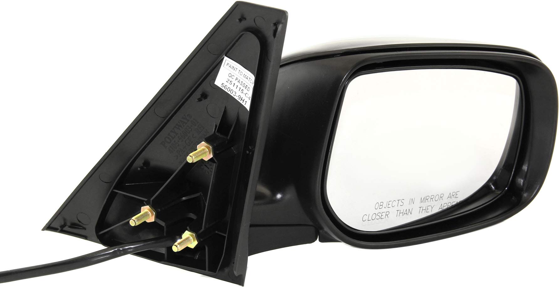 Kool Vue Left & Right Power Door Mirrors Compatible With Scion xB 2008-2015 With Signal Light Paintable Pair