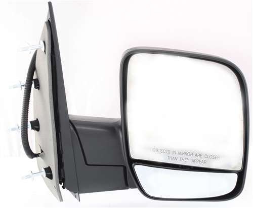 Kool Vue Left & Right Power Door Mirrors Compatible With Ford E-350 Super Duty 2002-2008 Without Puddle Lamp Textured Pair Standard Passenger Van