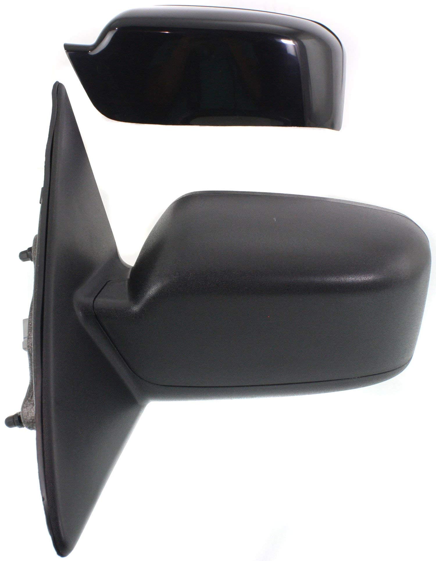 Kool Vue Left & Right Power Heated Door Mirrors Compatible With Ford Fusion 2006-2012 With Puddle Lamp with 2 Caps Pair