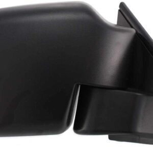 Kool-Vue Mirror Set of 2 Compatible with 1999-2004 Chevrolet S10, 1999-2005 Blazer, Fits 1999-2004 GMC Sonoma & 1999-2005 Jimmy Driver and Passenger Side Manual Folding, Textured Black, Manual Glass