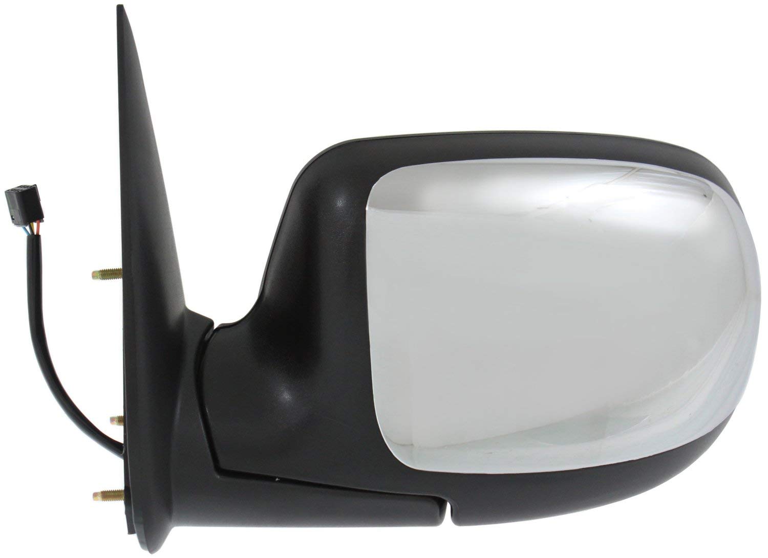 Kool Vue Left & Right Power Heated Door Mirrors Compatible With Chevrolet Silverado 1500 1999-2002 Without Puddle Lamp Chrome Pair Extended Cab & Standard Cab