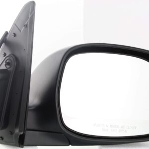 Kool-Vue Mirror Set Compatible with 2004-2006 Toyota Tundra, Double Cab Driver and Passenger Side, Paintable, Power Glass