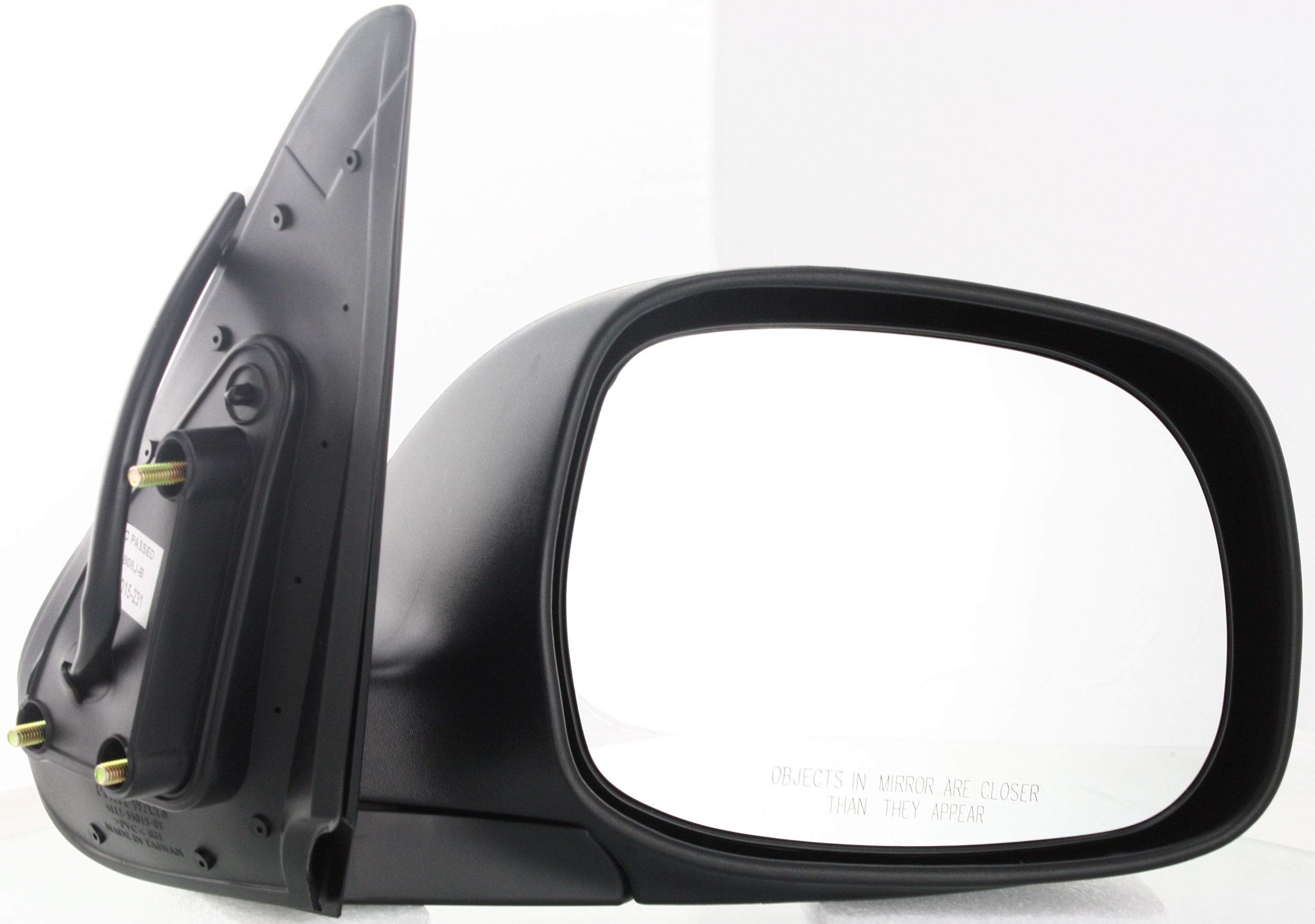 Kool-Vue Mirror Set Compatible with 2004-2006 Toyota Tundra, Double Cab Driver and Passenger Side, Paintable, Power Glass