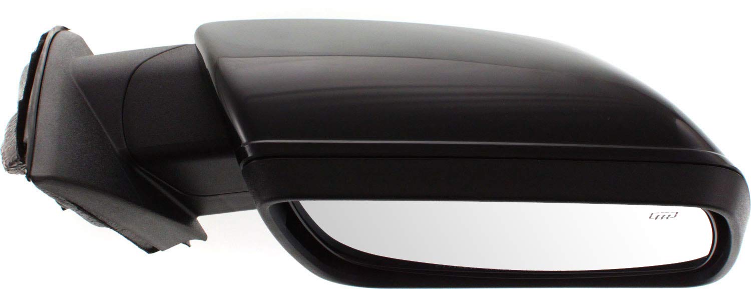 Kool Vue Right Power Heated Door Mirror Compatible With Ford Flex 2009-2012 Without Memory & Puddle Lamp Paintable