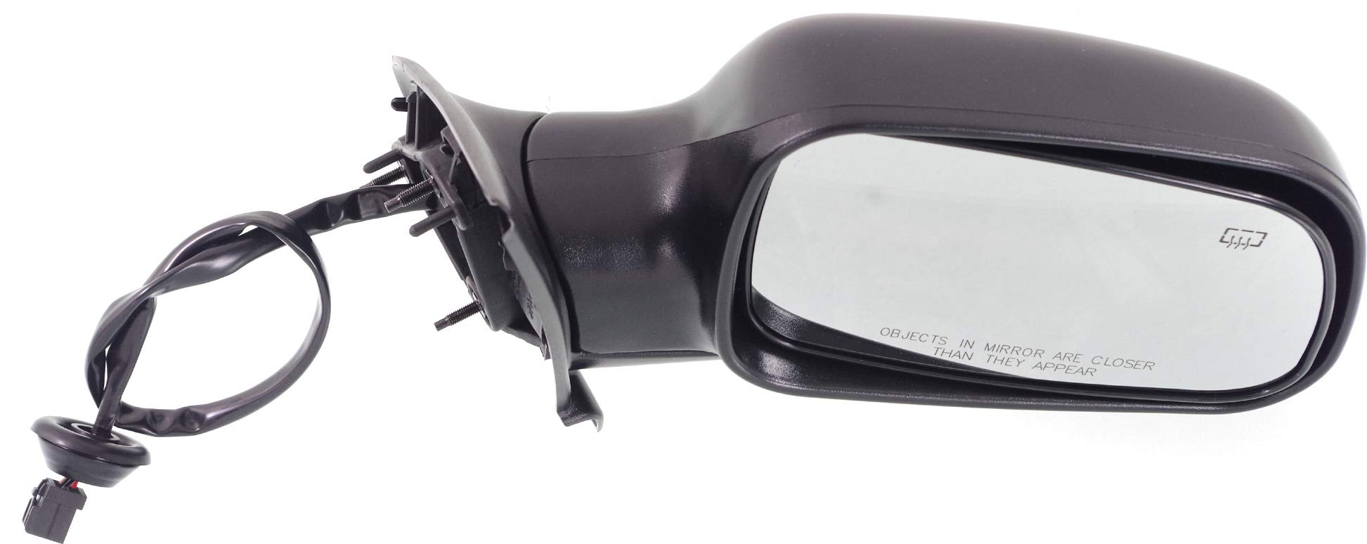 Kool Vue Left & Right Power Heated Door Mirrors Compatible With Jeep Grand Cherokee 1999-2004 Textured Pair