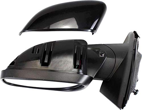 Kool Vue Left Power Heated Door Mirror Compatible With Ford Taurus 2010-2011 With Puddle Lamp; Without Memory Paintable