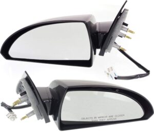 kool vue left & right power heated door mirrors compatible with chevrolet impala 2006-2013 paintable pair