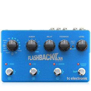 tc electronic flashback x4 guitar delay effects pedal