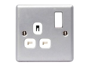 masterplug - metal clad switched socket 1-gang 13a