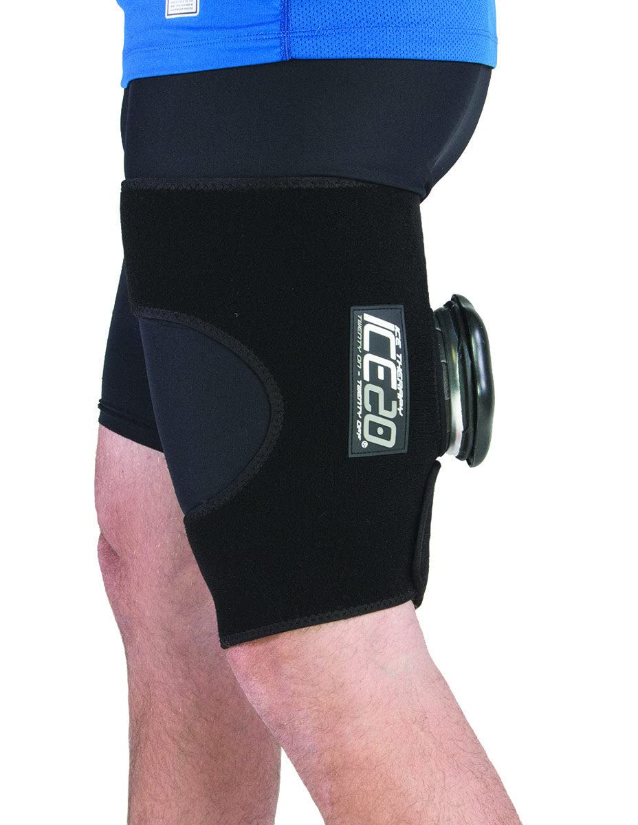 ICE20 Athlete‚ Single Ice Pack for Knee - Reusable Ice Packs for Injuries, Targeted Treatment for Quick Recovery - Knee Ice Pack Wrap, Ice Knee Wrap with Cold Compression