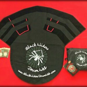 Black Widow Drum Web Anchoring Drum Mat, The Ultimate Drum Mat