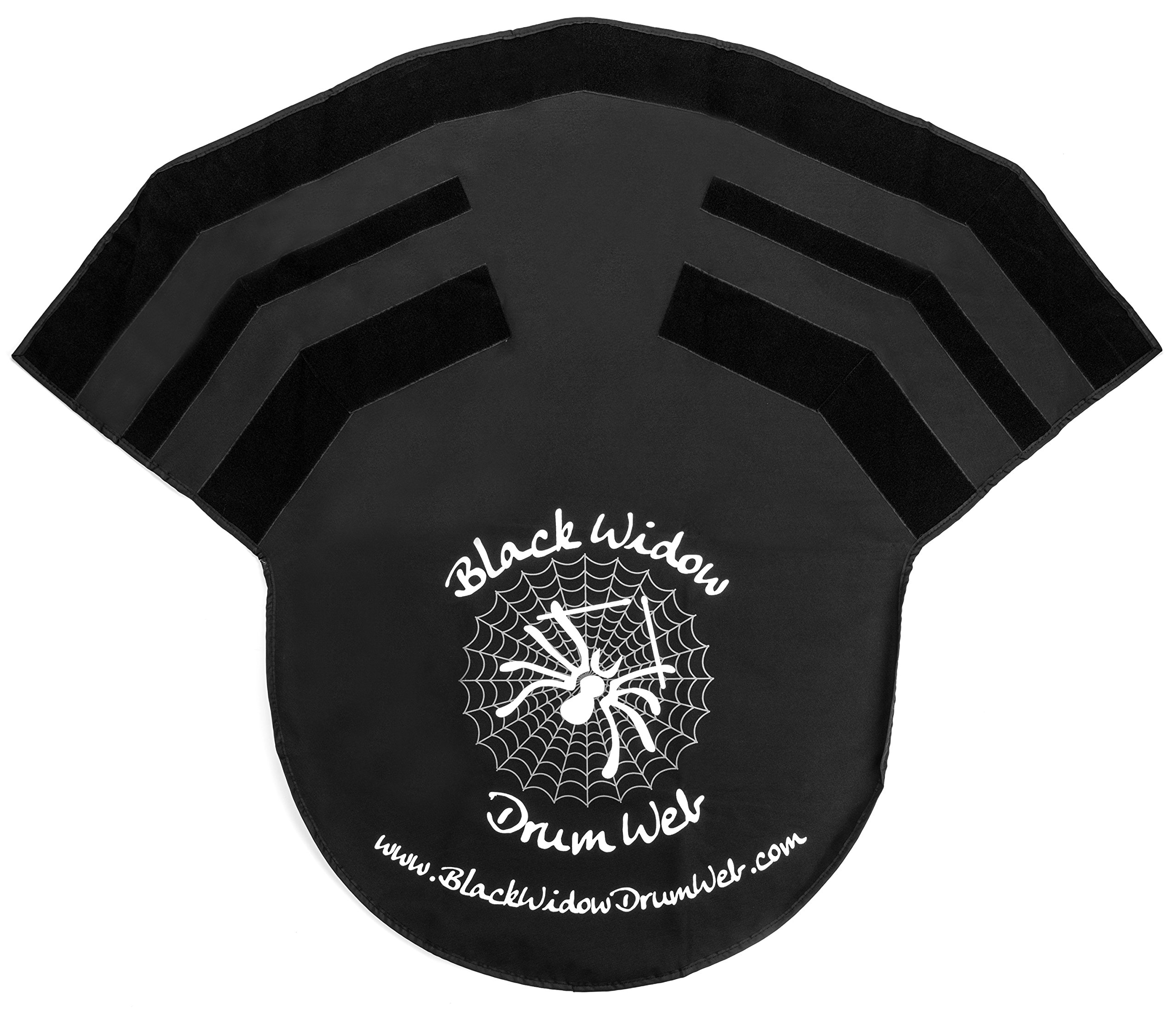 Black Widow Drum Web Anchoring Drum Mat, The Ultimate Drum Mat