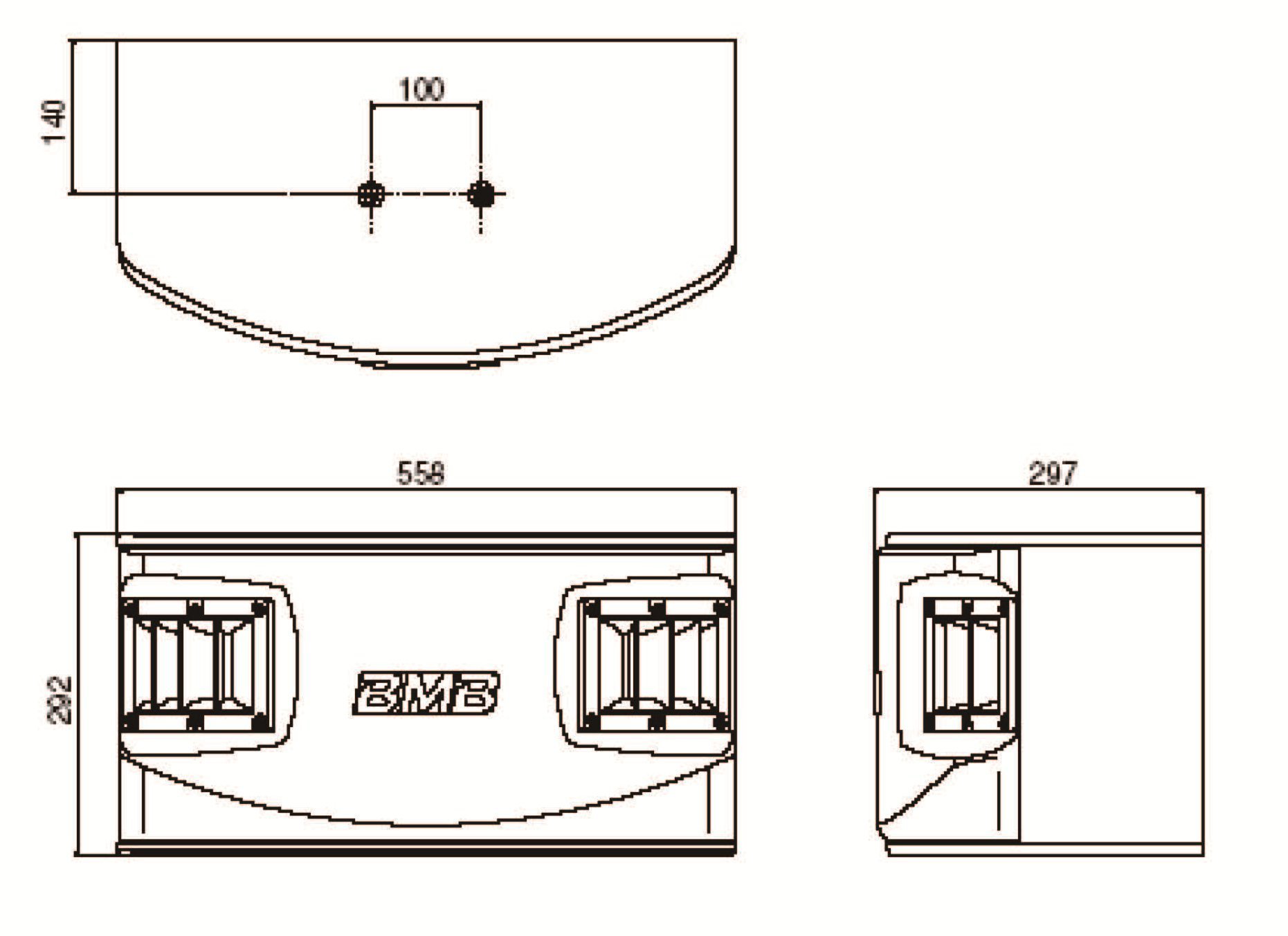 BMB CSV-450 500W 2-Way Bass Reflex Speakers (Pair)