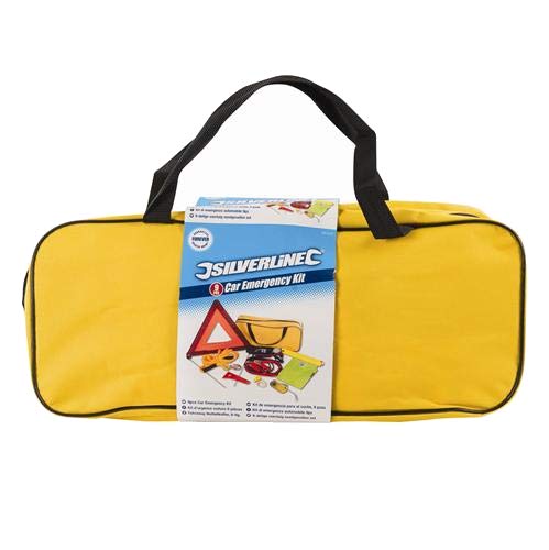 Silverline 933429 Car Emergency Kit - Set of 9