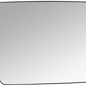 Fit System 30194 Passenger Side Heated Mirror Glass w/Backing Plate, Ford F150, Lincoln Mark LT, 6 13/16" x 9 1/8" x 10 1/2" (w/o Blind Spot)