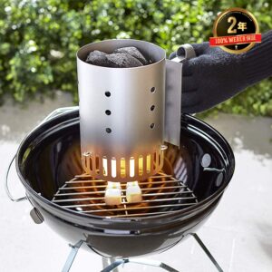 Weber Rapidfire Compact Chimney Starter Charcoal Grill Accessory