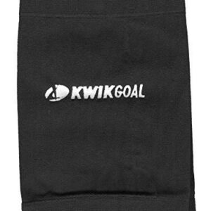 Kwik Goal Adult Shin Guard Compression Sleeves, Black