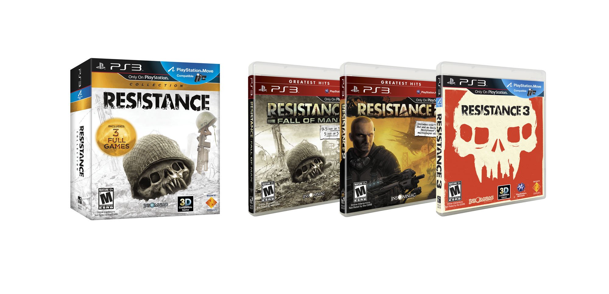 PS3 Resistance Trilogy Collection - 3 pack