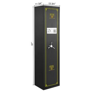 7501 Paragon Lock & Safe Electronic 5 Gun Rifle Safe 4.26cf Gun Cabinet for Firearms