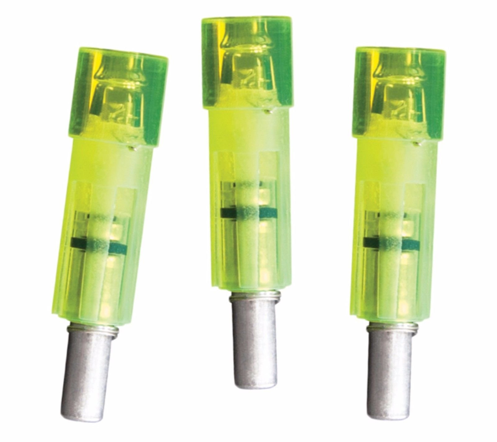 Lumenok Excalibur Firebolt Flat Bolt End (3-Pack), Green