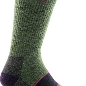 Darn Tough Vermont Merino Wool Boot Socks Full Cushion Moss Heather MD (US 7.5-9.5)