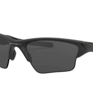 Oakley Men's OO9154 Half Jacket 2.0 XL Rectangular Sunglasses, Matte Black/Grey, 62 mm