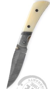 perkin- handmade damascus pocket knife - beautiful folding knife