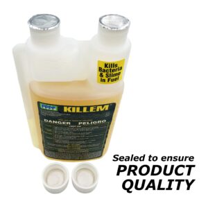 FPPF 00119 KILLEM BIOCIDE 16 OZ. BOTTLE, TREATS 1920 GALLONS OF DIESEL FUEL PER BOTTLE