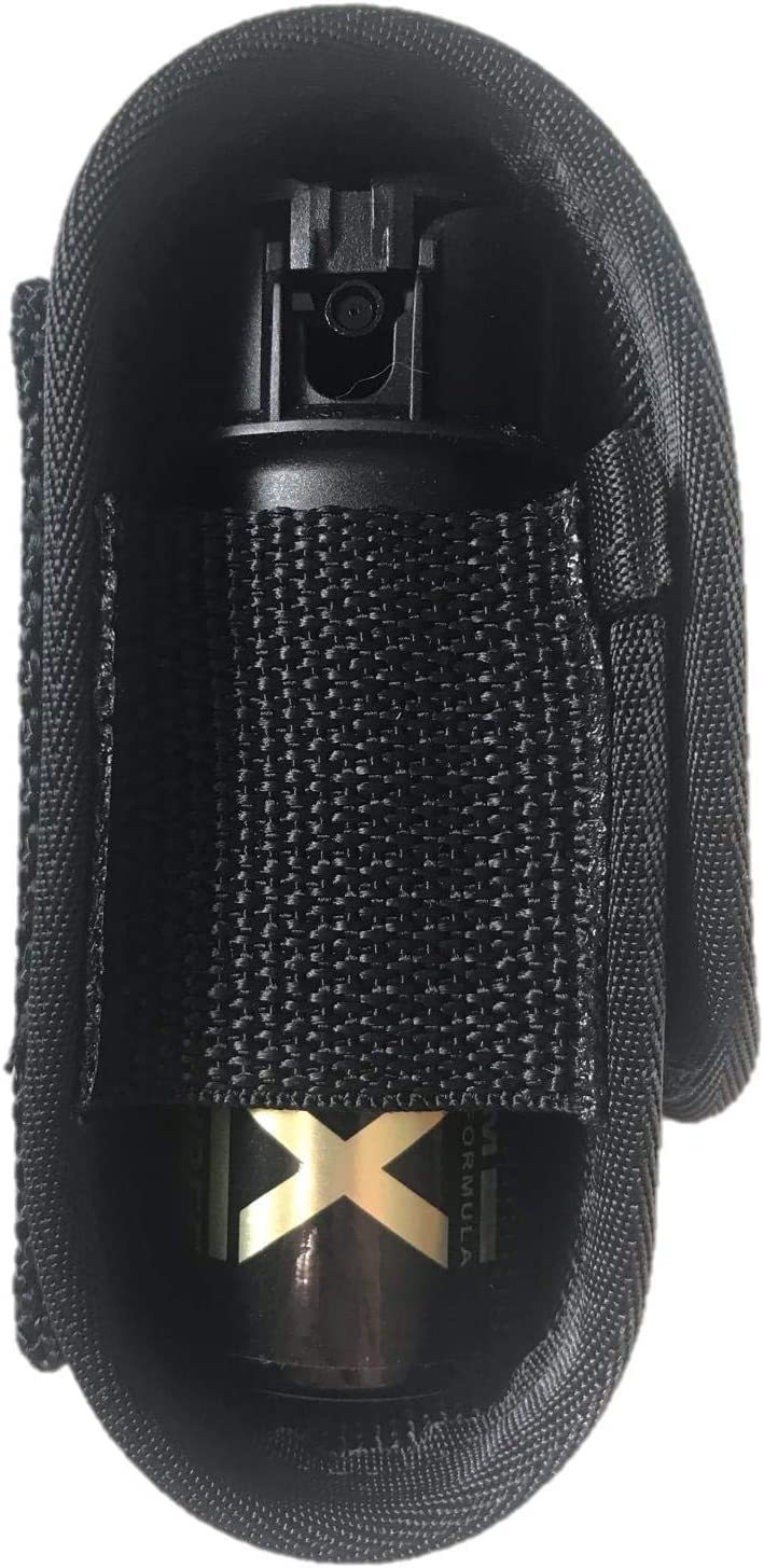 Fox Labs, 5.3 SHU Pepper Spray - 1.5 oz. Stream & Nylon Holster - Flip Top