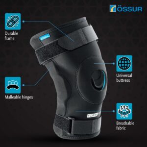 Össur Form Fit Knee Hinged Wrap- Advanced Orthopedic Support for Effective Pain Relief, Injury Recovery, and Maximum Knee Stability - Designed for Comfort and Performance (XX-Large)