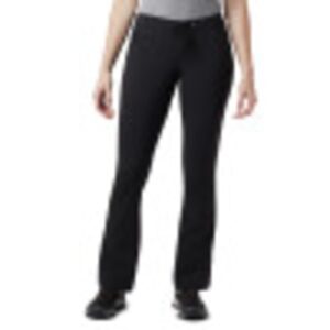 columbia women's anytime outdoor boot cut pant, black, 20w