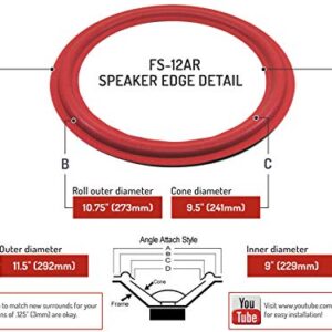Cerwin Vega 12 Inch Foam Speaker Repair Kit FSK-12AR (PAIR)
