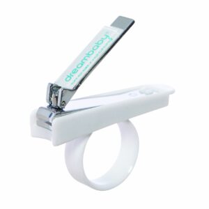 Dreambaby L302 Nail Clippers with Holder, White