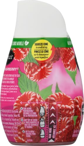 Renuzit Adjustable Solid Gel Air Freshener Cone, Forever Raspberry, Nonstop Freshness, 7 Ounces, 1 Cone